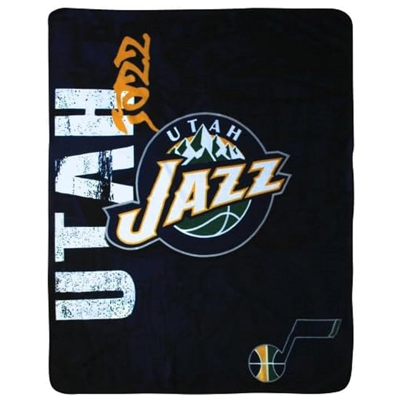 Utah Jazz Blanket FLeece Blanket Throw Blanket