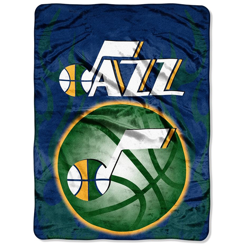 Utah Jazz Blankets FLeece Blanket Throw Blanket