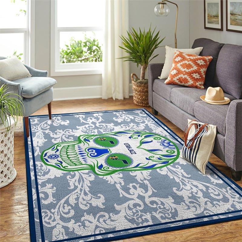 Utah Jazz Area Rug NBA Area Rug Bedroom Area Rug Indoor Rugs Rectangle Carpet