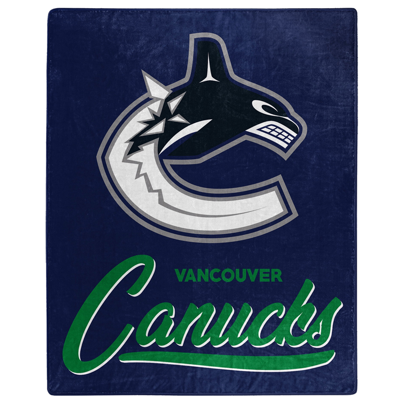 Vancouver Canucks Blankets Sherpa Blanket Throw Blanket