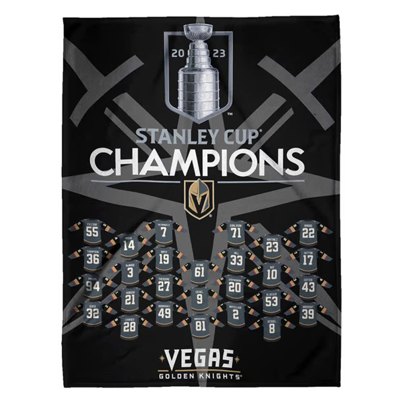 Vegas Golden Knights Blanket Sherpa Blanket Throw Blanket