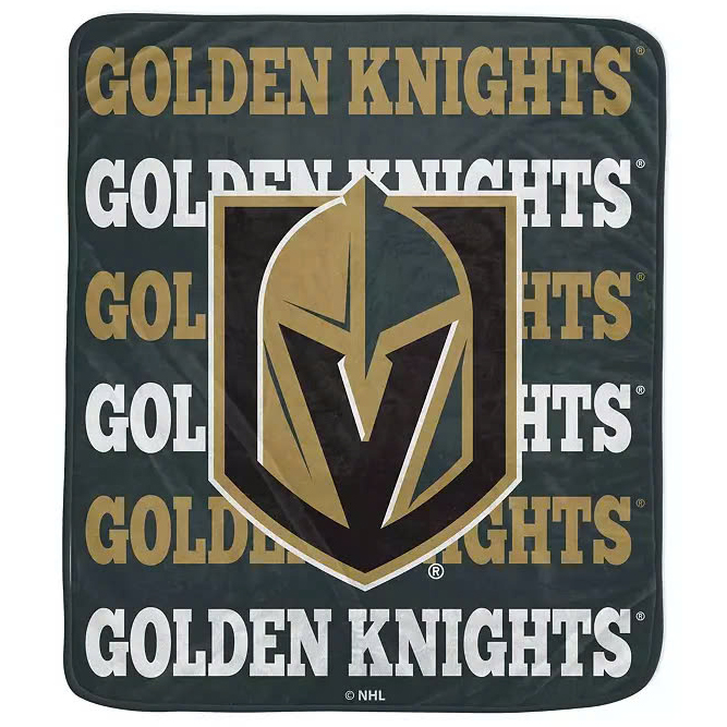 Vegas Golden Knights Blanket Sherpa Blanket Throw Blanket