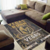 Vegas Golden Knights Area Rug NHL Area Rug Kitchen Rug Indoor Rug Rectangle Carpet vegas golden knights rug living room carpet regtangle carpet floor decor home decor ver 286