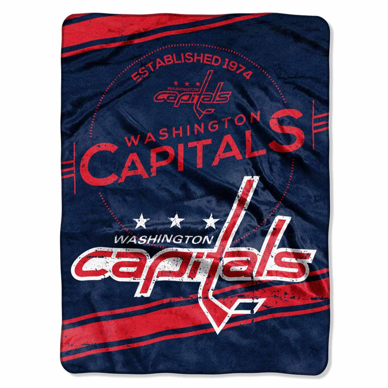 Washington Capitals Blanket Sherpa Blanket Throw Blanket