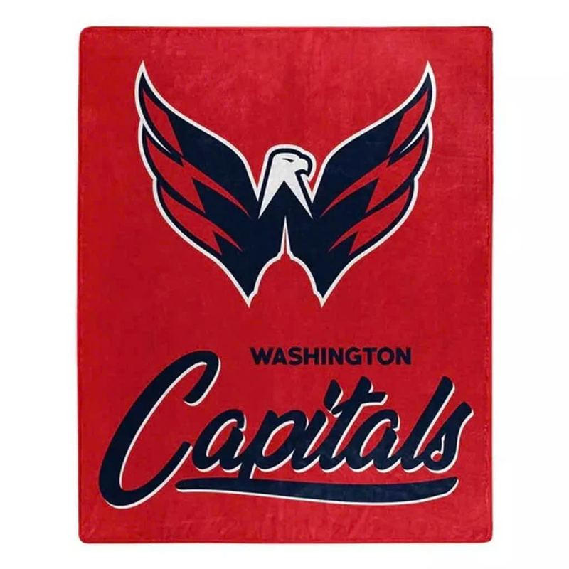 Washington Capitals Blankets Sherpa Blanket Throw Blanket
