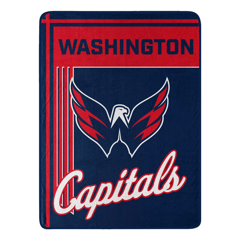 Washington Capitals Blankets Sherpa Blanket Throw Blanket