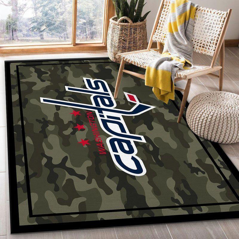 Washington Capitals Rug NHL Area Rug Bathroom Rugs Indoor Rug Rectangle Carpet