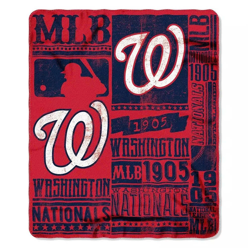 Washington Nationals Blanket FLeece Blanket Throw Blanket