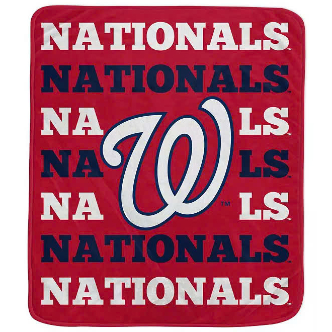 Washington Nationals Blanket FLeece Blanket Throw Blanket
