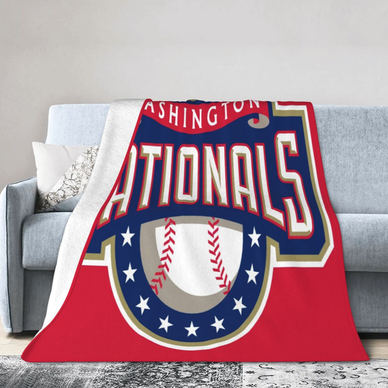 Washington Nationals Blanket Sherpa Blanket Throw Blanket