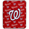 washington nationals blankets sherpa blanket throw blanket v30