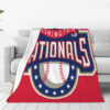 Washington Nationals Blankets Sherpa Blanket Throw Blanket washington nationals blankets sherpa blanket throw blanket v8