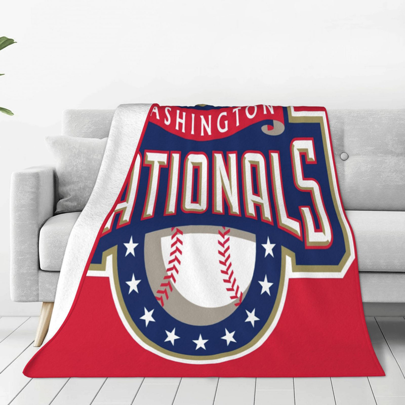 Washington Nationals Blankets Sherpa Blanket Throw Blanket
