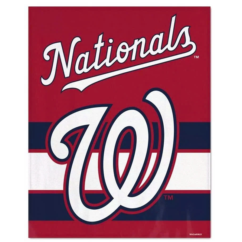 Washington Nationals Blankets Sherpa Blanket Throw Blanket