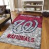 Washington Nationals Rug NBA Area Rug Living Room Area Rug Indoor Rug Rectangle Carpet washington nationals rug living room carpet regtangle carpet floor decor home decor ver 845