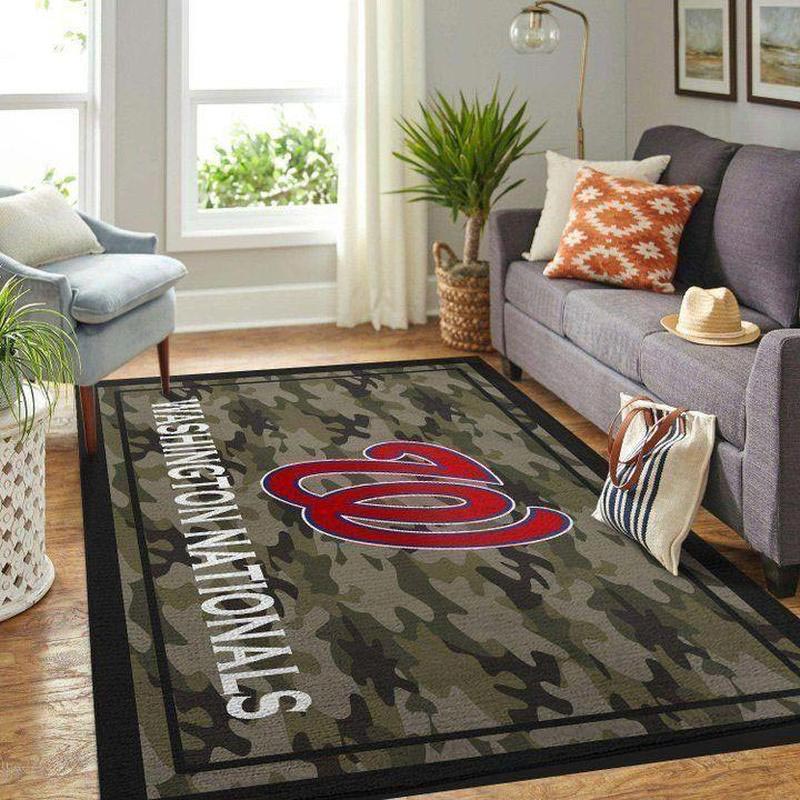 Washington Nationals Rug NBA Area Rug Kitchen Rug Indoor Indoor Rug Rectangle Carpet