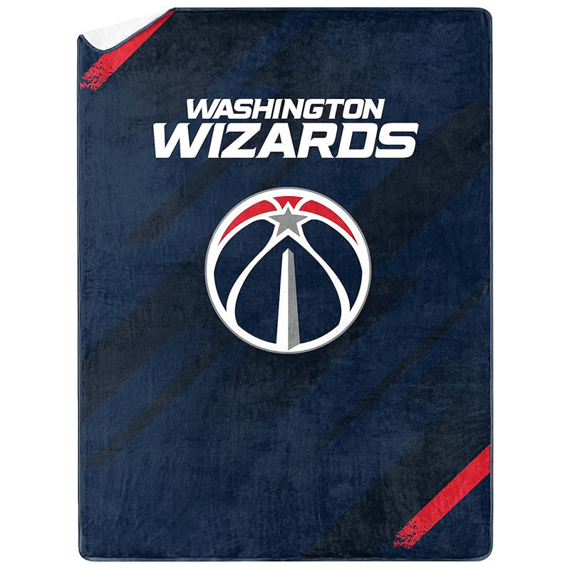 Washington Wizards Blankets Sherpa Blanket Throw Blanket