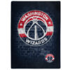 Washington Wizards Blankets Sherpa Blanket Throw Blanket washington wizards blankets sherpa blanket throw blanket v17