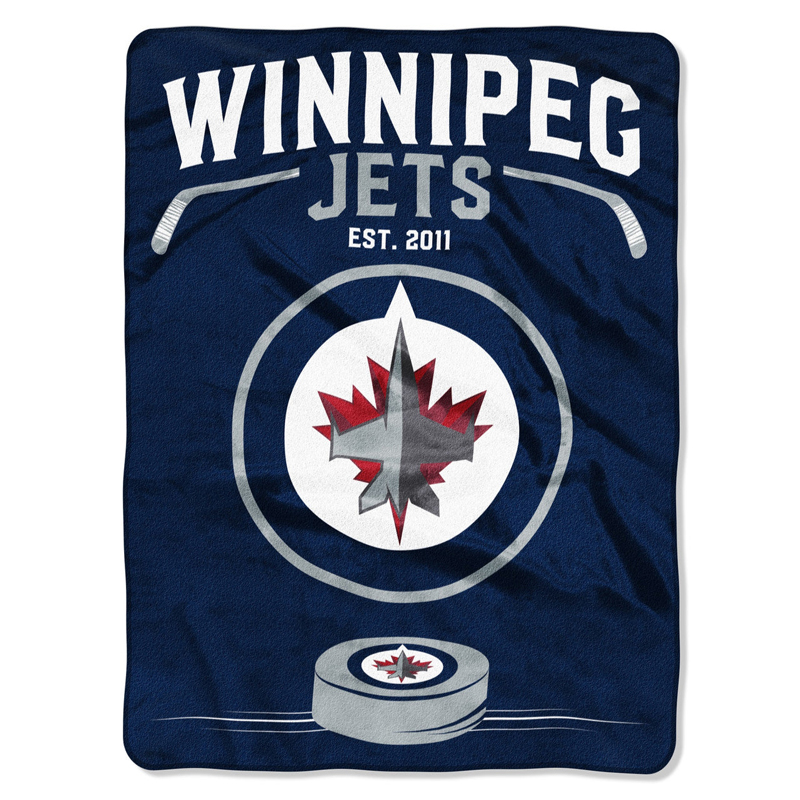 Winnipeg Jets Blanket Sherpa Blanket Throw Blanket