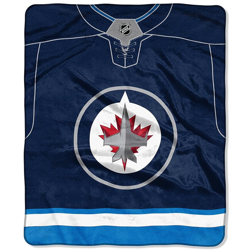 Winnipeg Jets Blankets Sherpa Blanket Throw Blanket