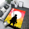 agatsuma zenitsu demon slayer area rug demon slayer carpet living room area rug outdoor rugs v497