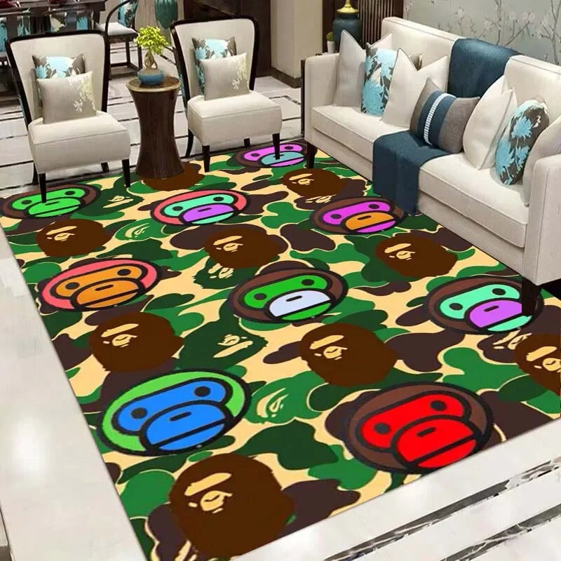 Bape Area Rug Bape Carpets Bedroom Rug Indoor Rug