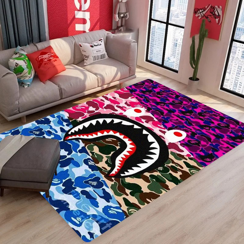Bape Area Rug Bape Carpets Bedroom Rug Indoor Rug