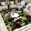 Bape Area Rug Bape Carpet Bedroom Area Rug Indoor Rug bape area rug bape carpet living room rug outdoor rugs v76