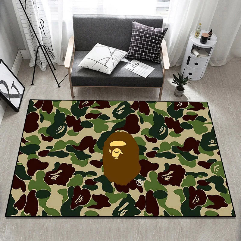 Bape Rug Bape Carpet Bedroom Rug Indoor Rug