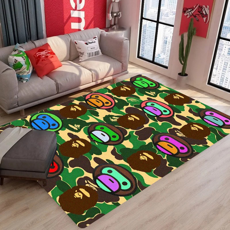 Bape Area Rug Bape Carpets Living Room Rug Indoor Rug