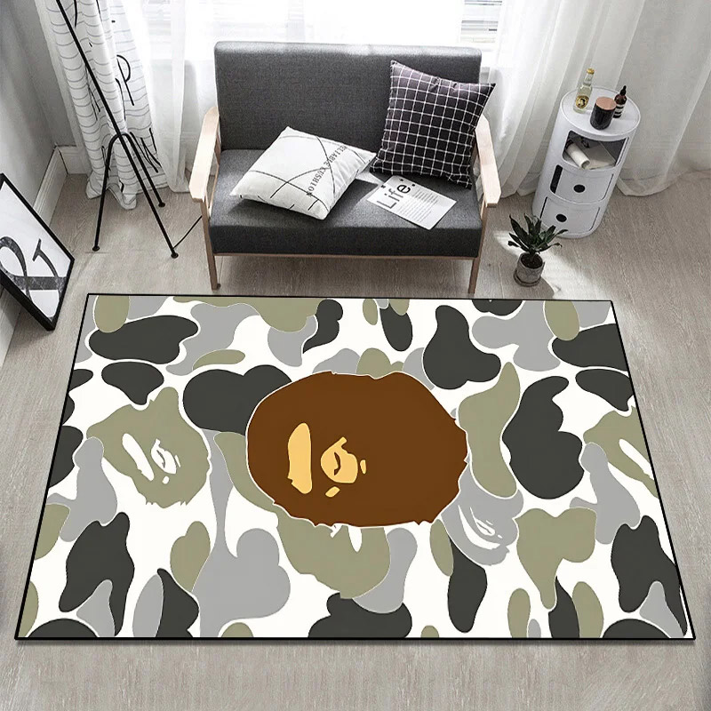 Bape Rug Bape Carpet Bedroom Area Rug Indoor Rug