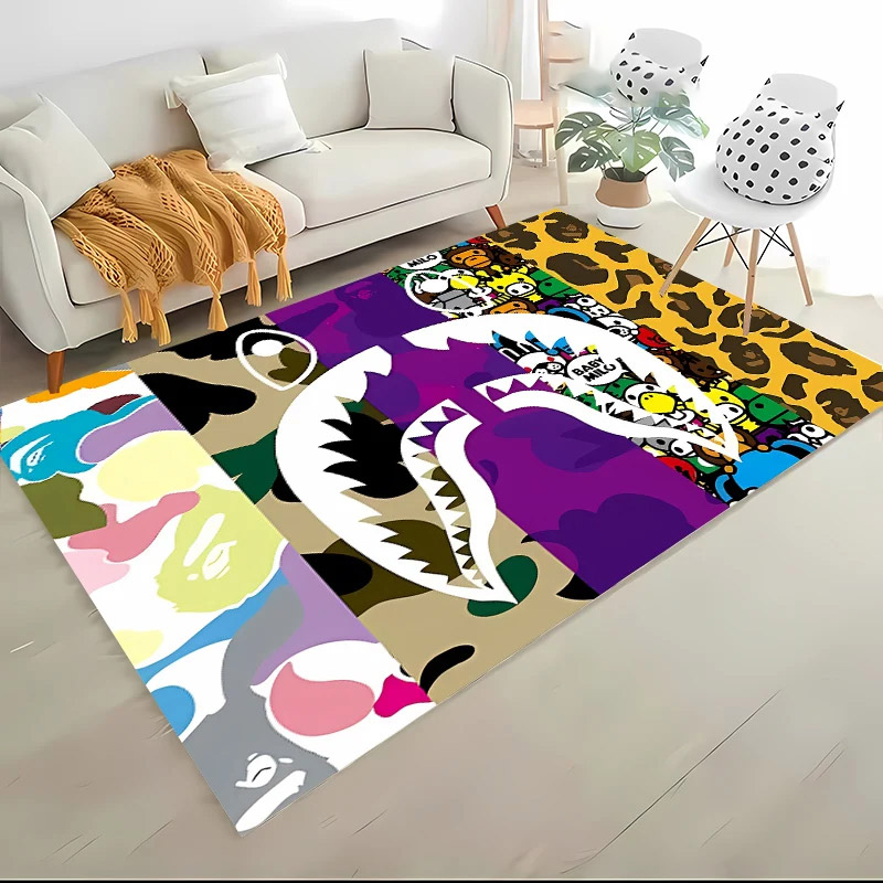 Bape Area Rug Bape Carpets Bedroom Rug Indoor Rug
