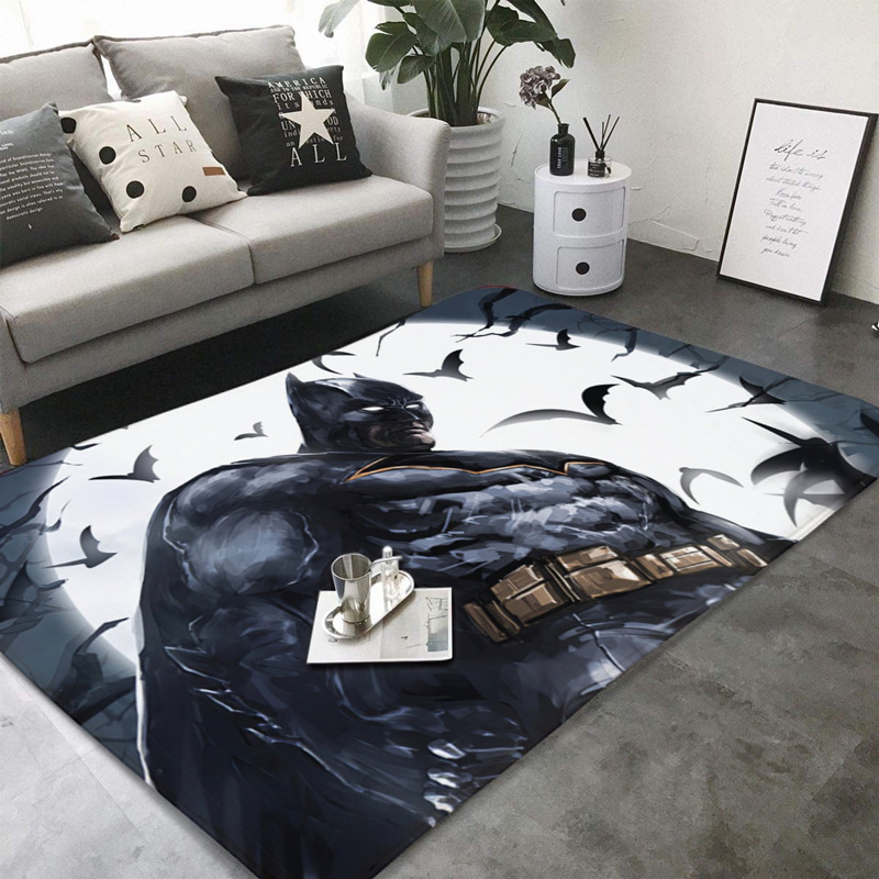 Batman Rug Batman Carpet Living Room Rug Indoor Rug