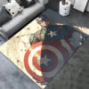 Captain America Area Rug Captain America Carpets Dining Room Rugs Indoor Rug captain america area rug captain america carpet kitchen rug outdoor rugs v100