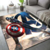 Captain America Rug Captain America Carpets Living Room Rug Indoor Rugs captain america area rug captain america carpet kitchen rug outdoor rugs v76