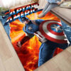 Captain America Rug Captain America Carpet Living Room Rug Indoor Rug captain america area rug captain america carpet living room area rug indoor rug v26