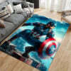 Captain America Rug Captain America Carpet Dining Room Rugs Indoor Rug captain america area rug captain america carpet living room rug indoor rugs v8