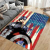 Captain America Rug Captain America Carpets Bedroom Rug Indoor Rugs captain america rug captain america carpet kitchen rug indoor outdoor rug v1