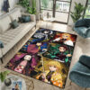 demon slayer area rug demon slayer carpet bedroom rug outdoor rug v123