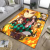 demon slayer area rug demon slayer carpet dining room rug outdoor rug v95