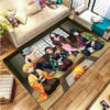 demon slayer area rug demon slayer carpet living room rug indoor outdoor rug v21