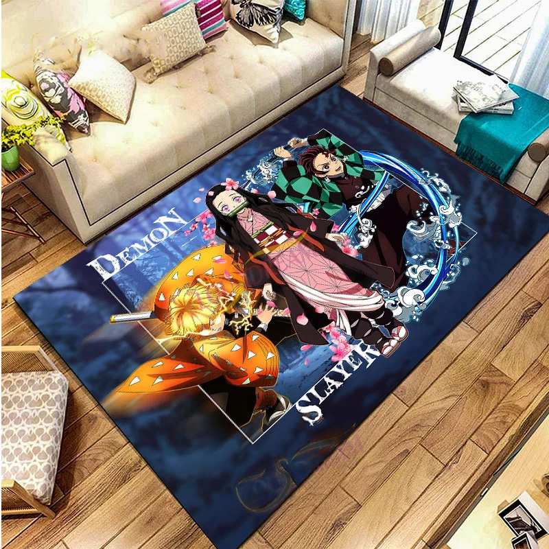 Demon Slayer Rug Demon Slayer Carpet Dining Room Rug Indoor Rug