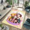 demon slayer rug demon slayer carpet living room area rug outdoor rug v69