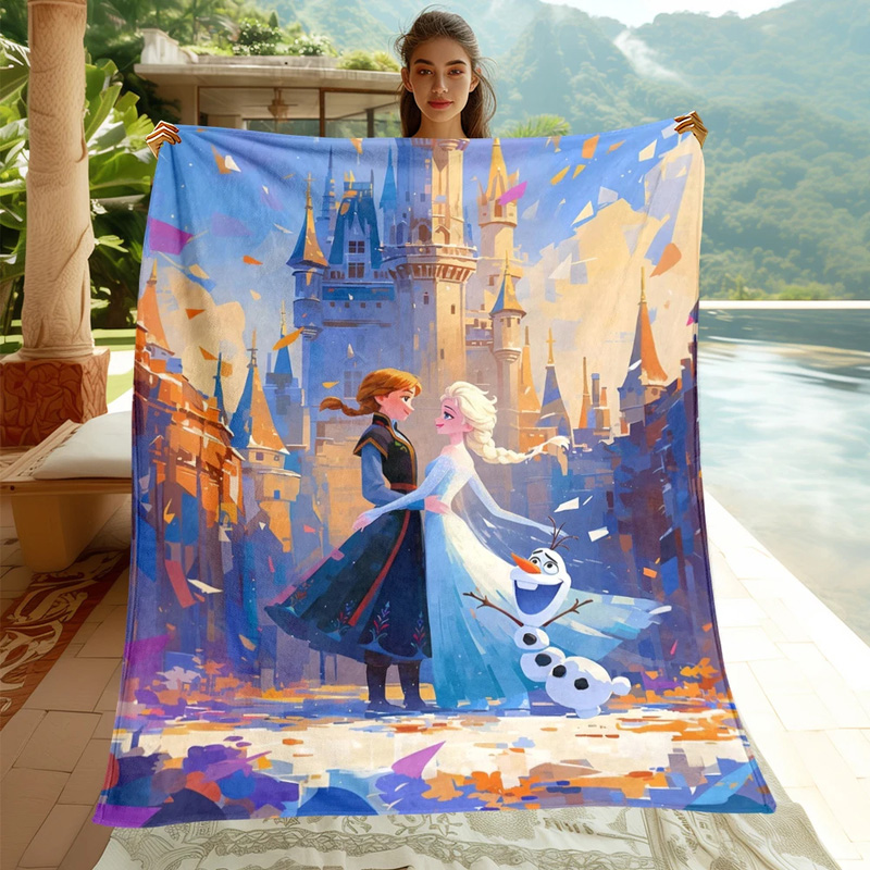 Frozen Blanket Frozen FLeece Blanket Frozen Blanket Throw Frozen Blanket Twin Frozen Baby Blanket