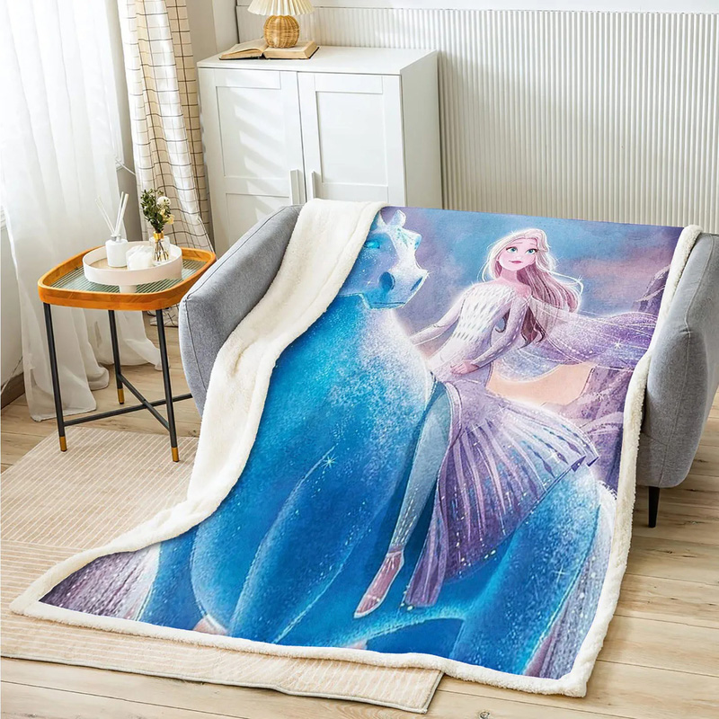 Frozen Blanket Frozen Sherpa Blanket Frozen Throw Blanket Frozen Blanket Twin Frozen Baby Blanket