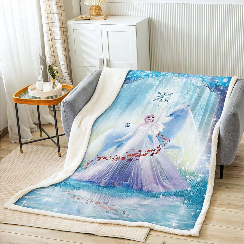 Frozen Blanket Frozen Sherpa Blanket Frozen Blanket Throw Frozen Twin Blanket Frozen Queen Blanket