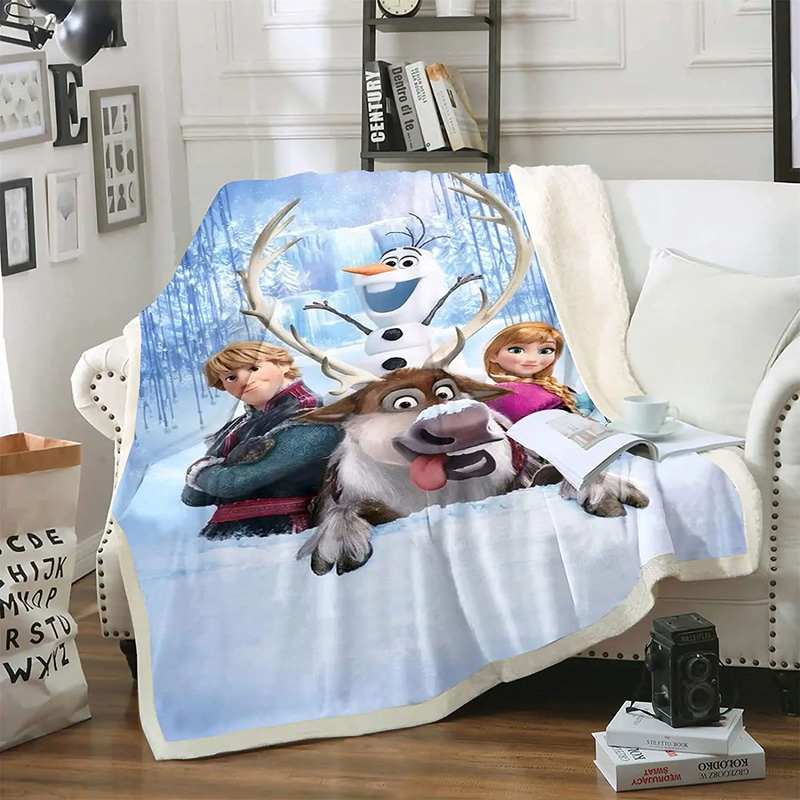 Frozen Blanket Frozen Sherpa Blanket Frozen Blanket Throw Frozen Blanket Twin Frozen Baby Blanket