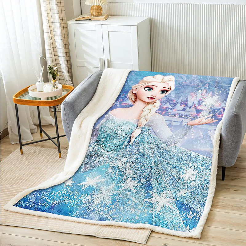 Frozen Blanket Frozen Sherpa Blanket Frozen Blanket Throw Frozen Blanket Twin Frozen Queen Blanket
