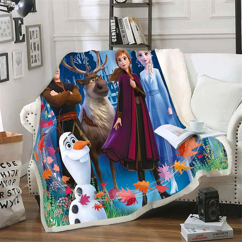 Frozen Blanket Frozen Sherpa Blanket Frozen Throw Blanket Frozen Twin Blanket Frozen Queen Blanket