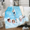 Frozen Blanket Frozen Sherpa Blanket Frozen Blanket Throw Frozen Twin Blanket Frozen Baby Blanket frozen blankets frozen sherpa blanket throw blanket v41